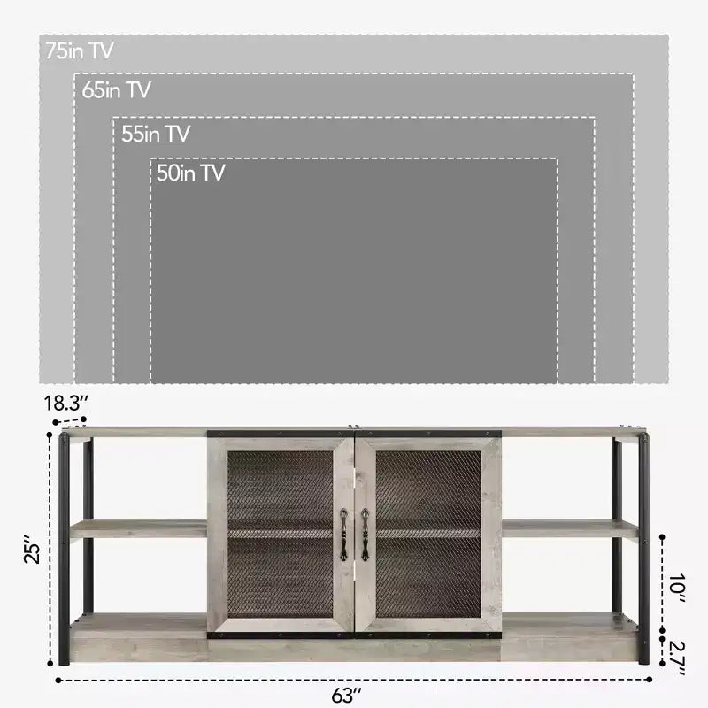 Modern Entertainment Center with Power Outlets TV Stand with Large Drawer for 65/75 Inch TVs, for Living Room, Bedroom