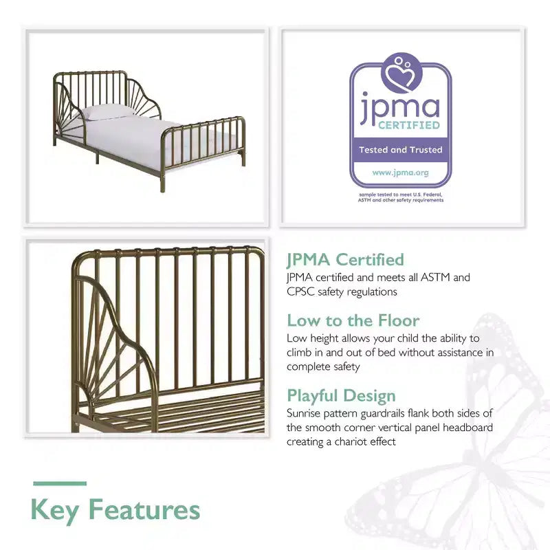 Metal Toddler Bed
