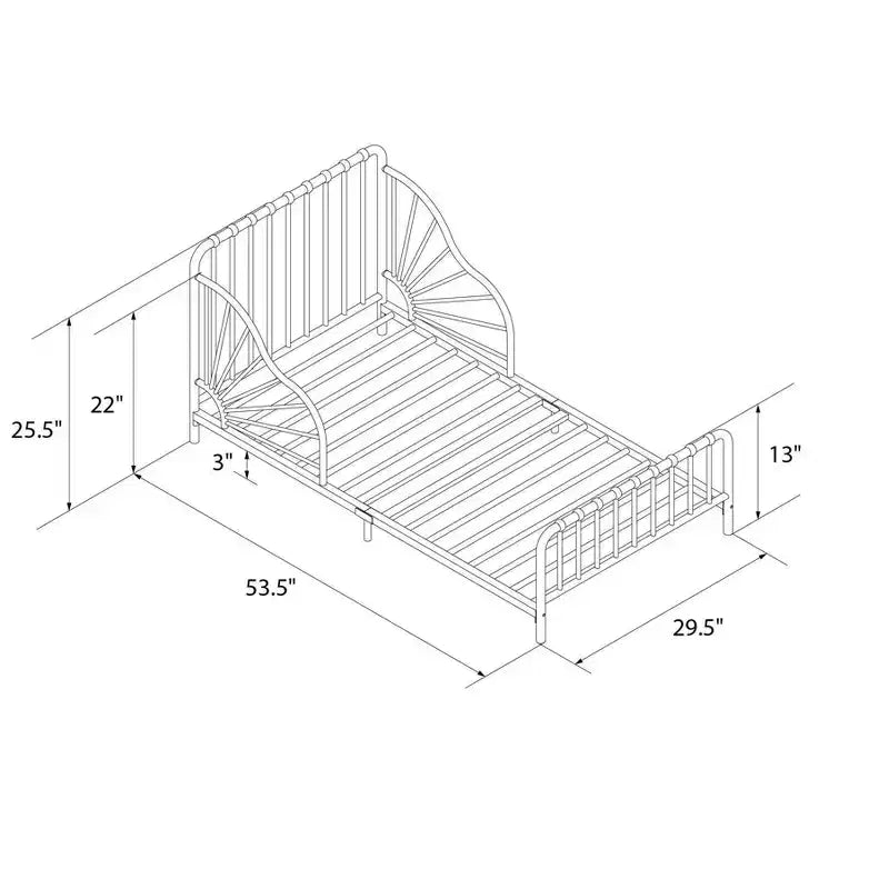 Metal Toddler Bed
