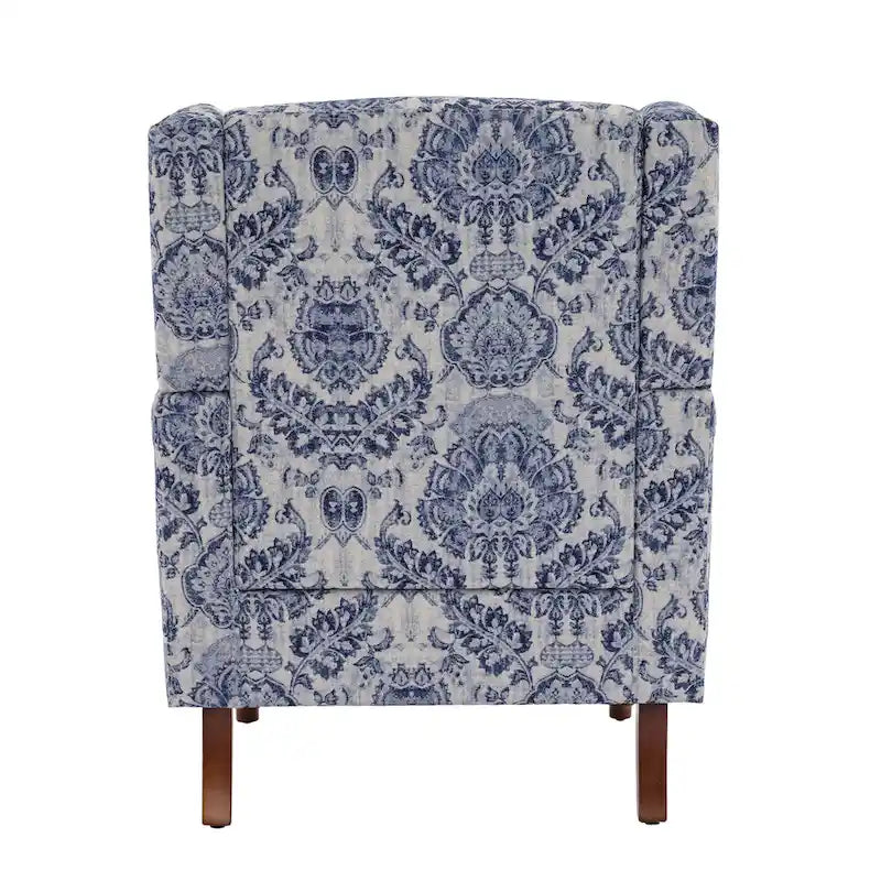 Traditional Wingback Accent Armchair with Nailhead Trim, Set of 2
