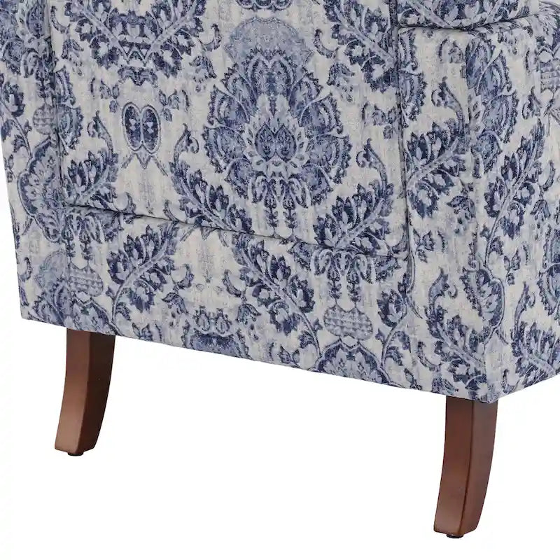 Traditional Wingback Accent Armchair with Nailhead Trim, Set of 2