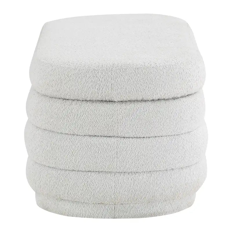Channel Tufted Storage Bench with Soft-Close Hinge, 48-Inch Wide