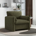 Upholstered Accent Armchair Single Sofa for Living Room or Bedroom