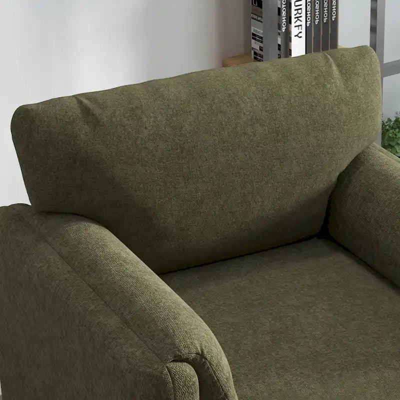 Upholstered Accent Armchair Single Sofa for Living Room or Bedroom