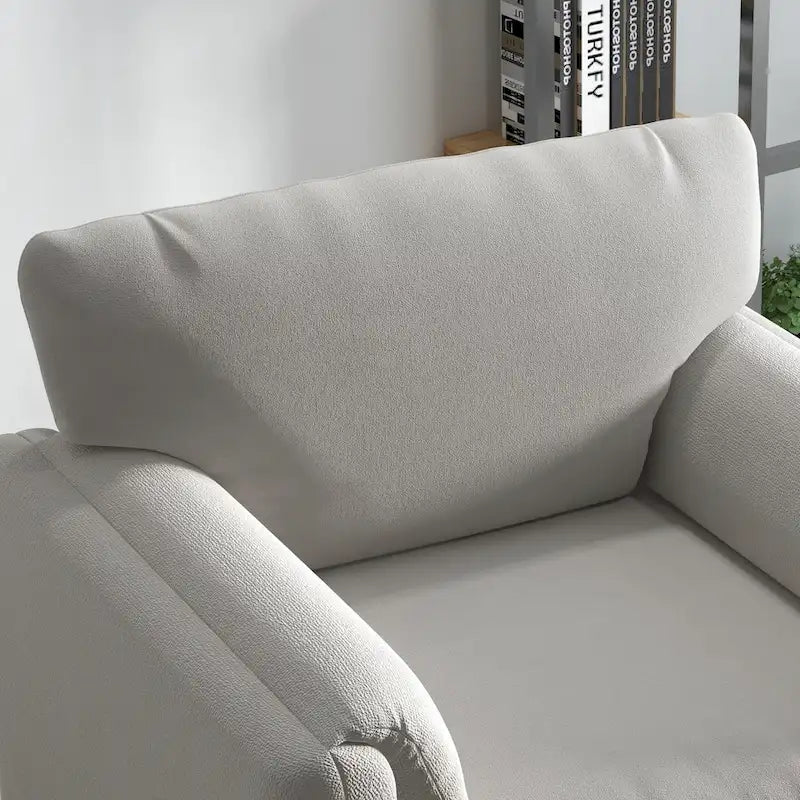 Upholstered Accent Armchair Single Sofa for Living Room or Bedroom