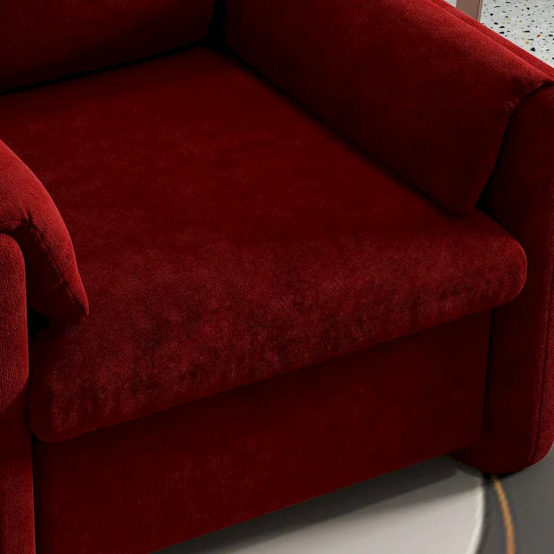 Upholstered Accent Armchair Single Sofa for Living Room or Bedroom