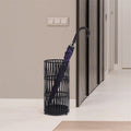 Metal Umbrella Stand with Removable Drip Tray, Gold or Black, 9x9x19 Inches