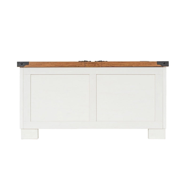 Farmhouse Lift-Top Coffee Table with Storage, Engineered Wood