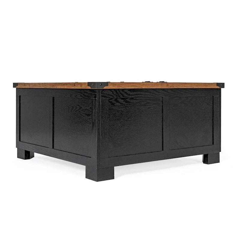 Farmhouse Lift-Top Coffee Table with Storage, Engineered Wood