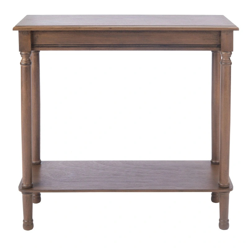 Rectangular Console Table with Turned Legs - 28W x 12D x 28H inches