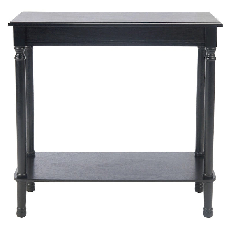 Rectangular Console Table with Turned Legs - 28W x 12D x 28H inches
