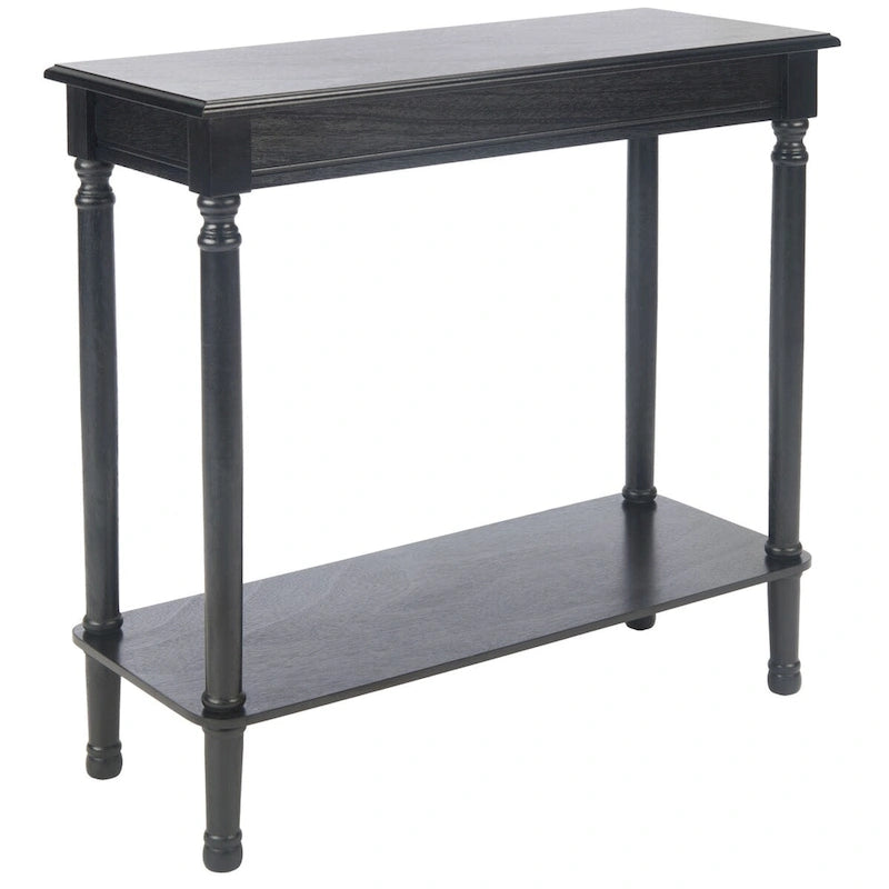 Rectangular Console Table with Turned Legs - 28W x 12D x 28H inches