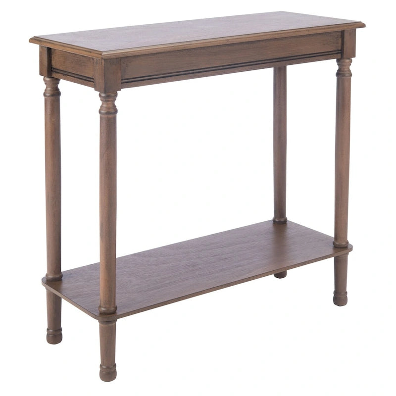 Rectangular Console Table with Turned Legs - 28W x 12D x 28H inches