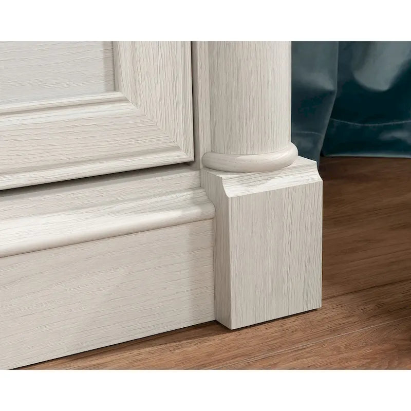 2-Drawer Lateral File Cabinet with Oak Finish and Full Extension Slides