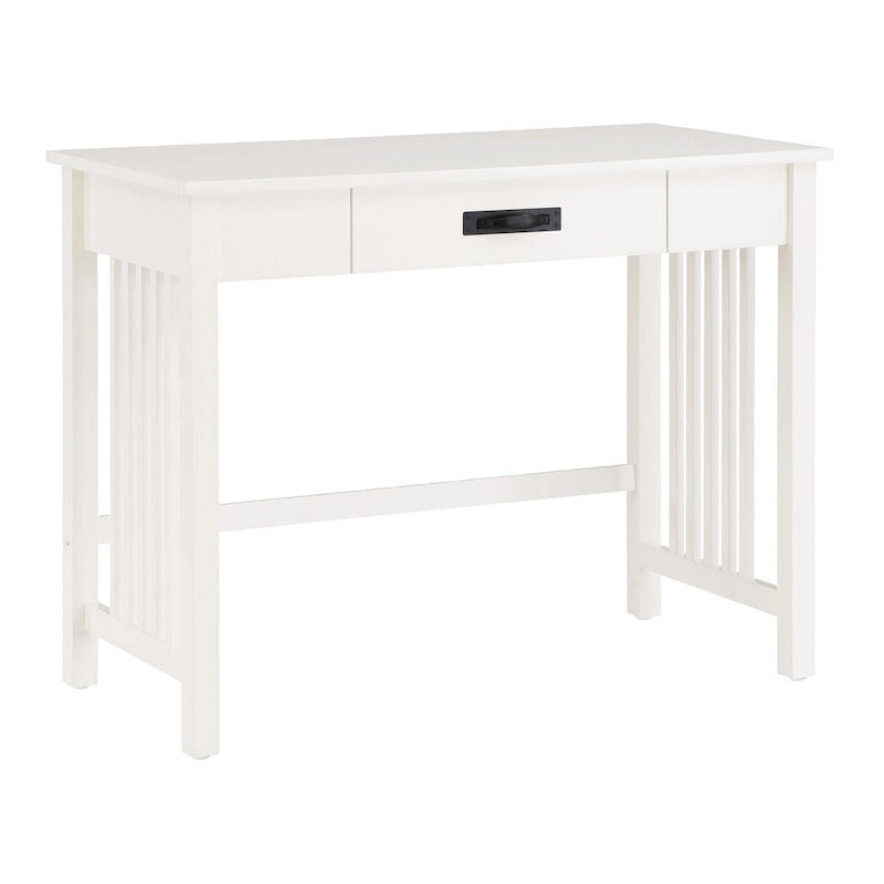 1-Drawer Mission Style Desk with Ash Oak Finish