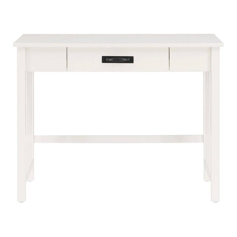 1-Drawer Mission Style Desk with Ash Oak Finish