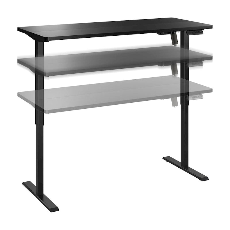 Electric Height Adjustable Standing Desk 55W x 24D with 4 Presets
