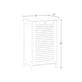 Tilt-Out Laundry Hamper Cabinet with Removable Cloth Bag, White